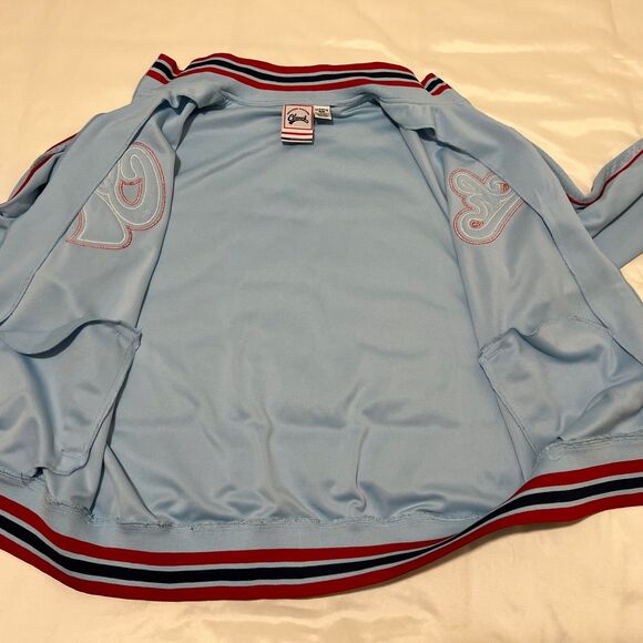 Vintage 90s Clench Track Jacket Mens XL Y2K Baggy Hip Hop B. Boy Classic Series - Picture 5 of 14